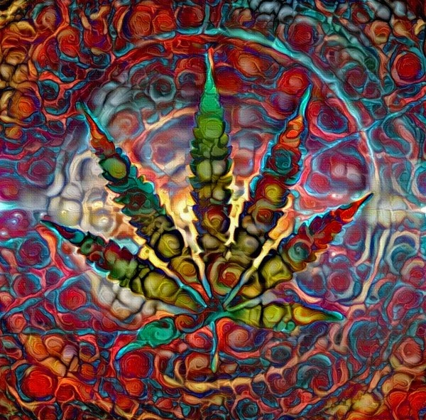 Marijuana Leaf by Bruce Rolff